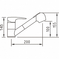 Clever Смеситель для кухни BAHAMA  XTREME 98180 – фотография-2